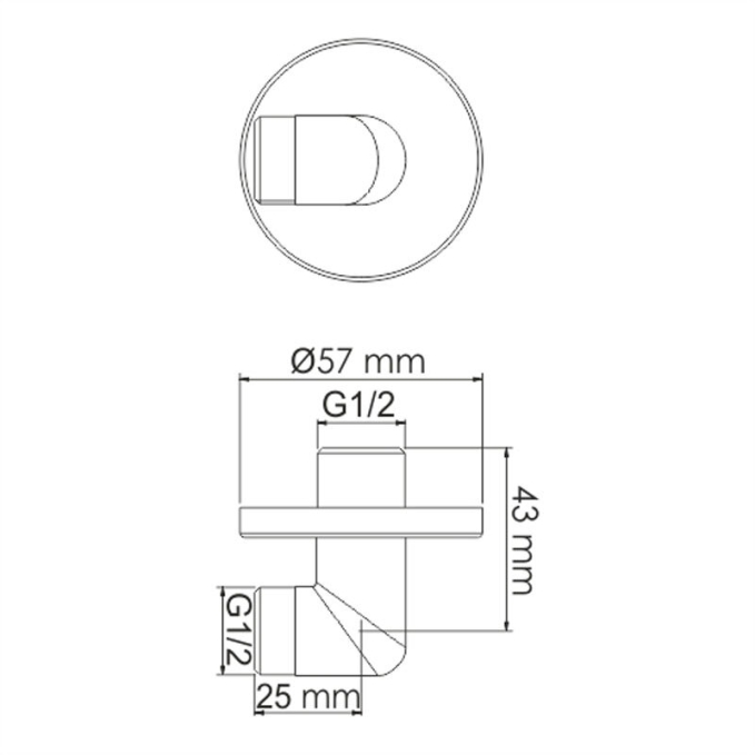 Подключение шланга WasserKRAFT A134 Подключение шланга WasserKRAFT A134