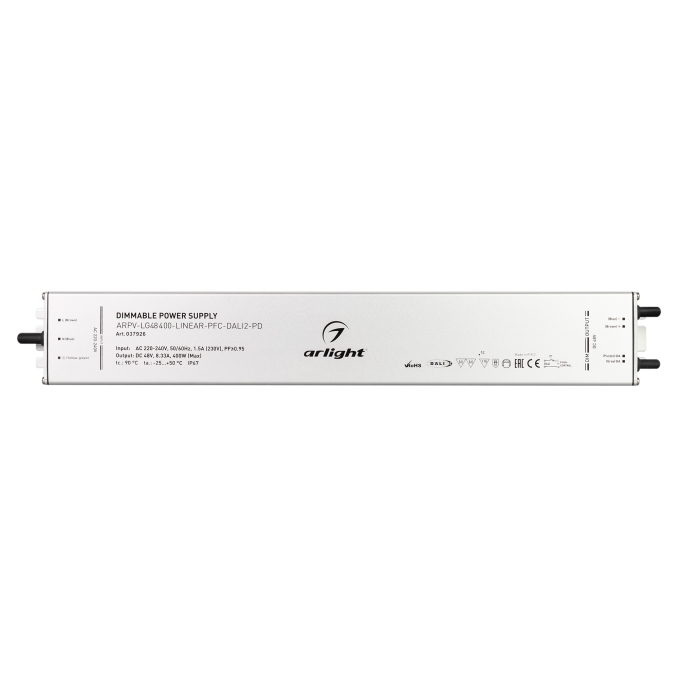 Блок питания ARPV-LG48400-LINEAR-PFC-DALI2-PD (48V, 8.3A, 400W), Arlight, 037926, изображение 2 Блок питания ARPV-LG48400-LINEAR-PFC-DALI2-PD (48V, 8.3A, 400W), Arlight, 037926, изображение 2