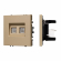 Механизм сдвоенной компьютерной розетки SCT-NOBE-MPC2-SFPL-GD (RJ-45, CAT6), Arlight, 054314, изображение 1 Механизм сдвоенной компьютерной розетки SCT-NOBE-MPC2-SFPL-GD (RJ-45, CAT6), Arlight, 054314, изображение 1