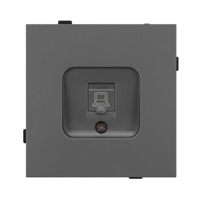 Механизм компьютерной розетки SCT-TENDO-MPC1-SFPL-GR (RJ-45, CAT6), Arlight, 054593, изображение 4 Механизм компьютерной розетки SCT-TENDO-MPC1-SFPL-GR (RJ-45, CAT6), Arlight, 054593, изображение 4