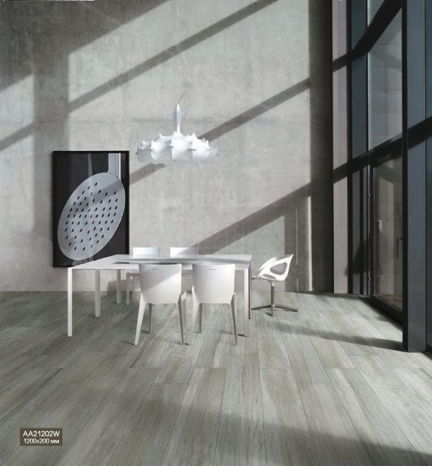 Керамогранит Age Art Planks Grigio 20x120, AA21202W Керамогранит Age Art Planks Grigio 20x120, AA21202W