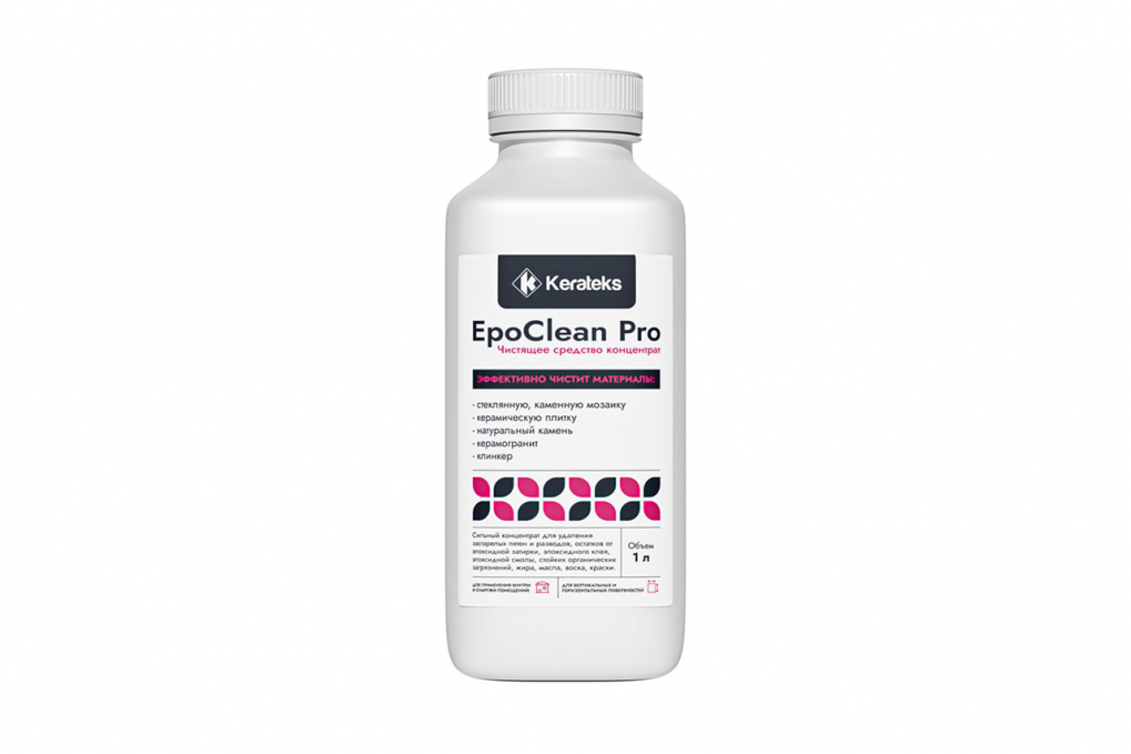 Очиститель от остатков и разводов эпоксидной затирки Kerateks EpoClean Pro, 1 л Очиститель от остатков и разводов эпоксидной затирки Kerateks EpoClean Pro, 1 л