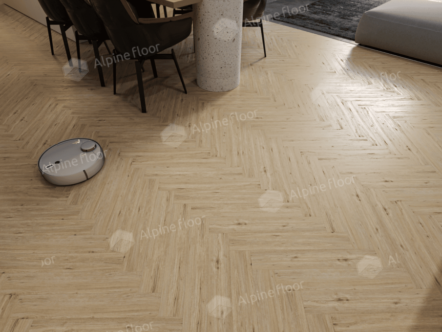 Ламинат Alpine Floor Herringbone 8 Pro Дуб Лион, LF102-1 Ламинат Alpine Floor Herringbone 8 Pro Дуб Лион, LF102-1