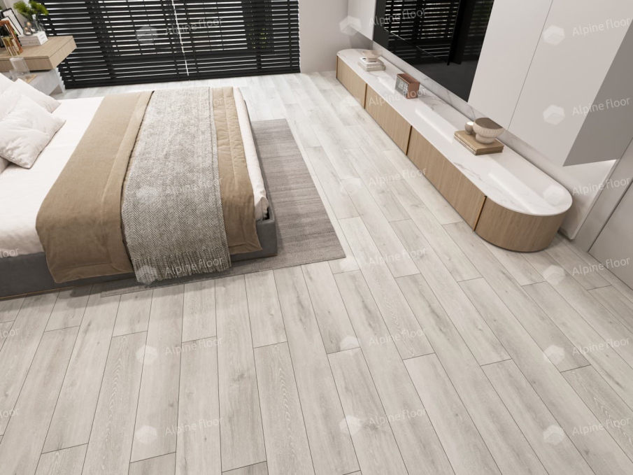 Каменный ламинат SPC Alpine Floor Classic Light Ясень Серый, ECO 134-55 MC