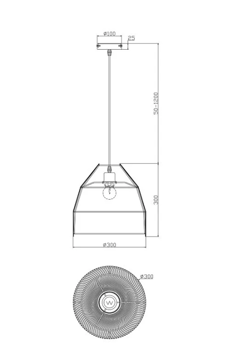 Подвесной светильник Сеть / Mesh E27x1, Freya, FR5334PL-01W Подвесной светильник Сеть / Mesh E27x1, Freya, FR5334PL-01W