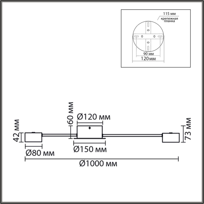 Люстра GX53 LED 12*7W 220V TORINA COMFI LN26 251 LUMION 8344/12C, схема товара Люстра GX53 LED 12*7W 220V TORINA COMFI LN26 251 LUMION 8344/12C, схема товара