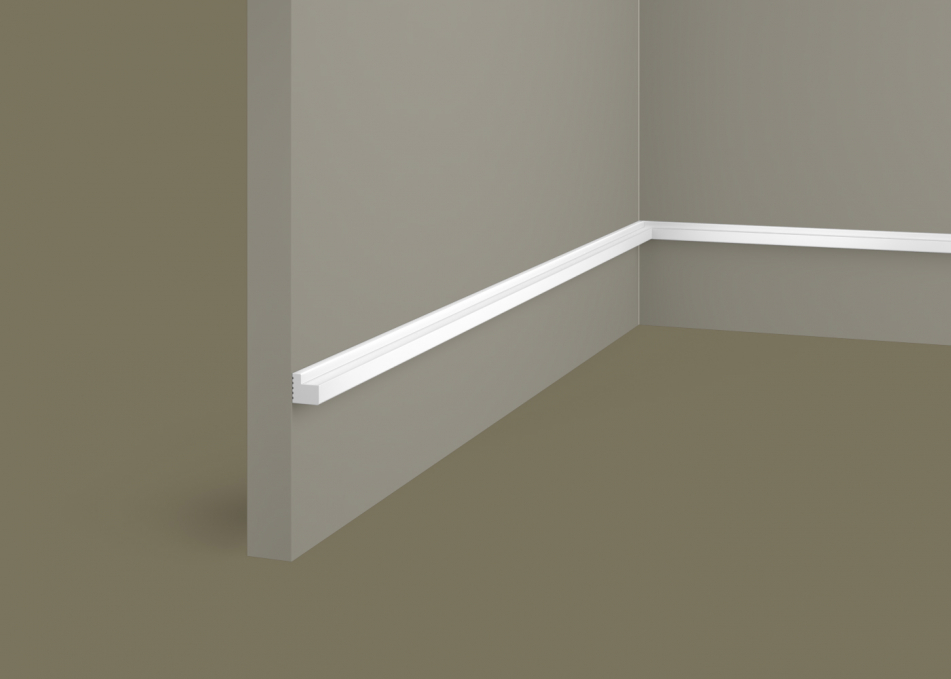 Заглушка Cosca Decor ZL006 левая для рейки RX006, 12x12x2800 мм, Экополимер Заглушка Cosca Decor ZL006 левая для рейки RX006, 12x12x2800 мм, Экополимер