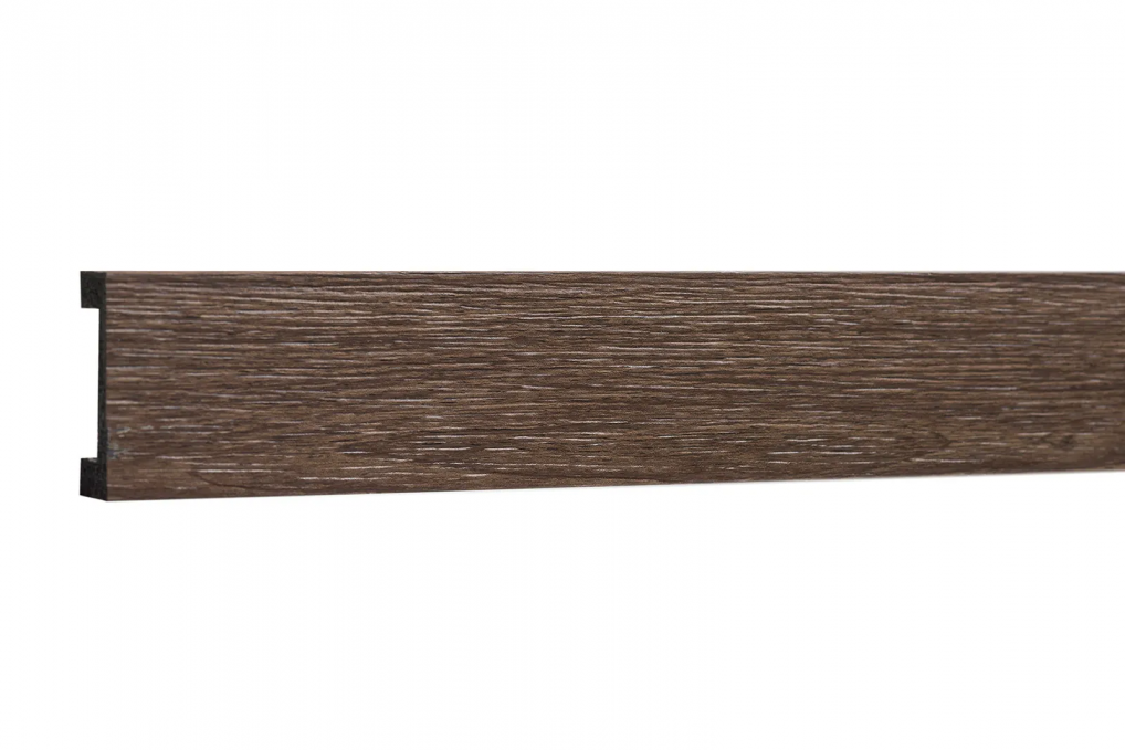 Декоративная рейка Decor-Dizayn 618-67SH, 40x15x3000 мм Декоративная рейка Decor-Dizayn 618-67SH, 40x15x3000 мм