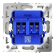 Розетка акустическая встраиваемая VOLTUM S70 4-местная, (сталь), Voltum, VLS060305 Розетка акустическая встраиваемая VOLTUM S70 4-местная, (сталь), Voltum, VLS060305