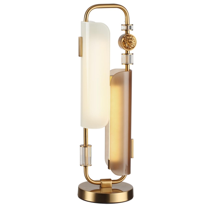Настольная лампа LED 10W (5W*2) 2700K LION MODERN Настольная 049 ODEON LIGHT 5467/10TL, фото на белом фоне Настольная лампа LED 10W (5W*2) 2700K LION MODERN Настольная 049 ODEON LIGHT 5467/10TL, фото на белом фоне
