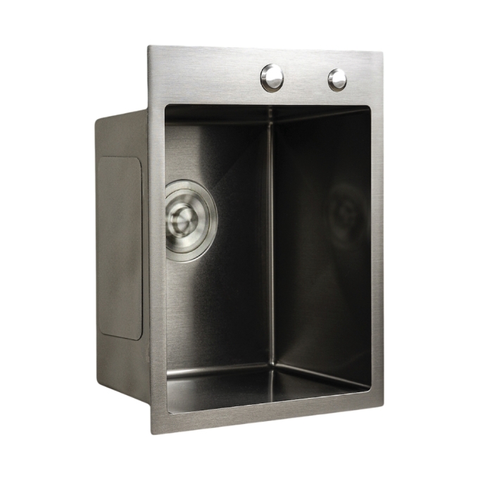 Мойка из нержавеющей стали Santegro 40 см STR4050BL графит