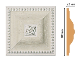 Вставка цветная Decomaster D209-15, 100x100x22 мм
