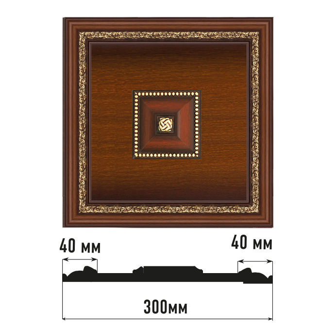 Декоративное панно Decomaster D31-51, 300x300x32 мм