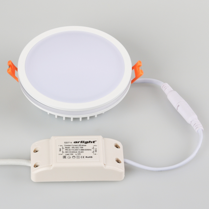 Светодиодная панель LTD-115SOL-15W Day White, Arlight, 020709, изображение 3 Светодиодная панель LTD-115SOL-15W Day White, Arlight, 020709, изображение 3