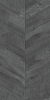 Керамогранит Ibero Artwood Chevron Black Matt 60x120