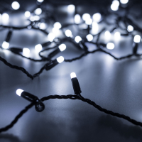 Светодиодная гирлянда ARD-STRING-CLASSIC-1000-BLACK-100LED-MILK-PULSE White (230V, 7W), Arlight, 031652 Светодиодная гирлянда ARD-STRING-CLASSIC-1000-BLACK-100LED-MILK-PULSE White (230V, 7W), Arlight, 031652