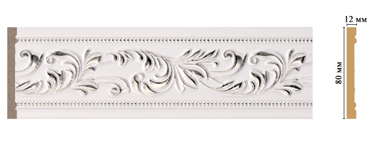 Молдинг Decomaster 150-60, 80x12x2400 мм Молдинг Decomaster 150-60, 80x12x2400 мм