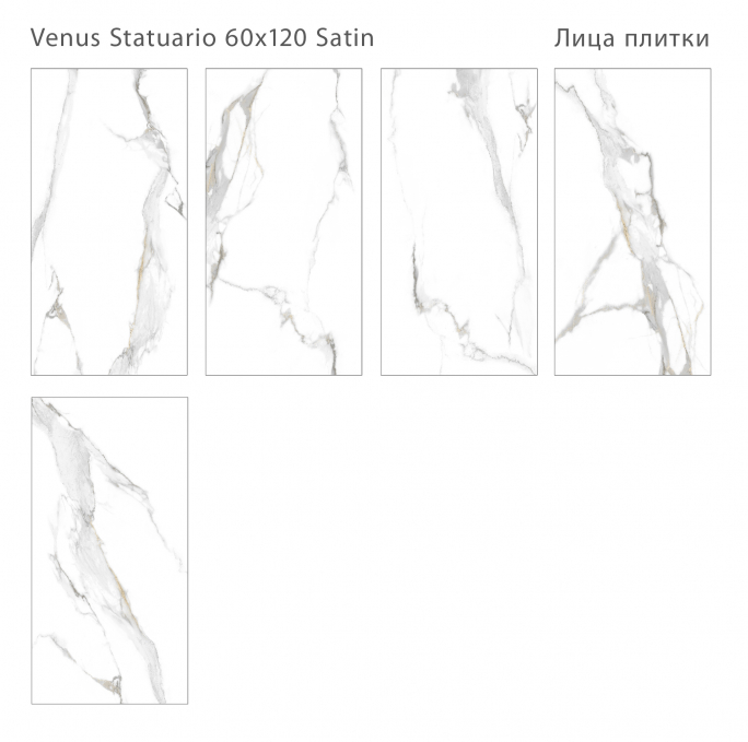 Керамогранит Staro LunaRossa Venus Statuario 60x120 Керамогранит Staro LunaRossa Venus Statuario 60x120