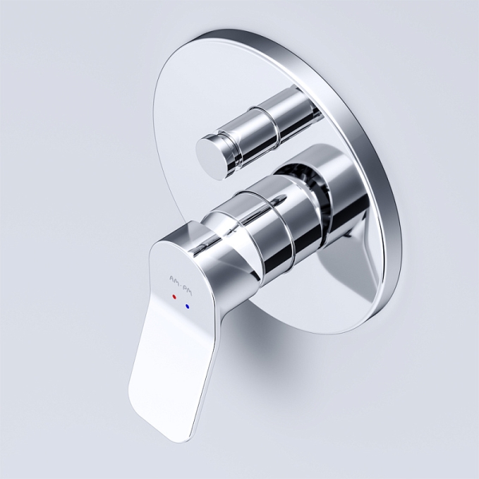 Смеситель для ванны и душа AM.PM X-Joy F85A45000 хром встраиваемый Смеситель для ванны и душа AM.PM X-Joy F85A45000 хром встраиваемый