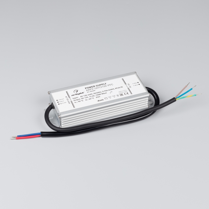 Блок питания ARPV-UH12150-PFC (12V, 12.5A, 150W), Arlight, 024269, изображение 4 Блок питания ARPV-UH12150-PFC (12V, 12.5A, 150W), Arlight, 024269, изображение 4