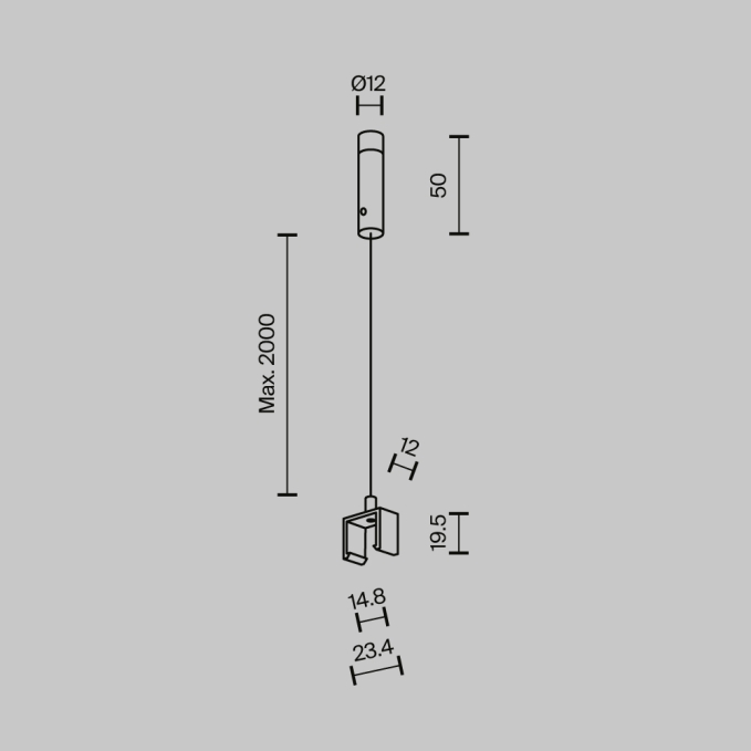 Тросовый подвес Exility X, 2 шт., TRA239SW-2B, изображение 4 Тросовый подвес Exility X, 2 шт., TRA239SW-2B, изображение 4