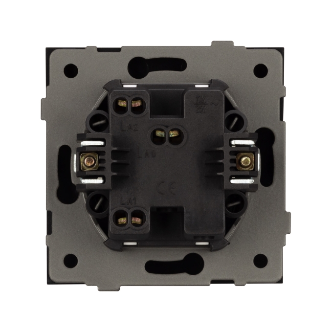 Механизм звонкового выключателя SWT-TENDO-MKR1-SFPL-BK (230V, 10A), Arlight, 054587, изображение 3