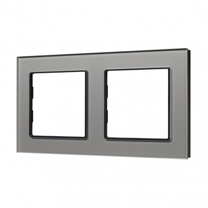 Рамка стеклянная FRM-GLARE-GS-2-GR, Arlight, 043798, изображение 1 Рамка стеклянная FRM-GLARE-GS-2-GR, Arlight, 043798, изображение 1