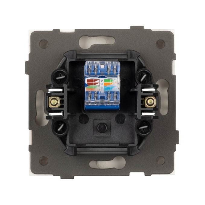 Механизм компьютерной розетки SCT-TENDO-MPC1-SFPL-WH (RJ-45, CAT6), Arlight, 054594, изображение 2 Механизм компьютерной розетки SCT-TENDO-MPC1-SFPL-WH (RJ-45, CAT6), Arlight, 054594, изображение 2