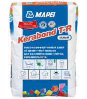 Клей для плитки Mapei Kerabond T-R Белый, 25 кг Клей для плитки Mapei Kerabond T-R Белый, 25 кг