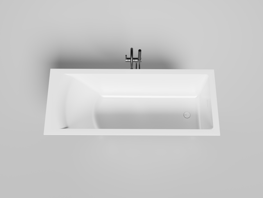 Ванна из литьевого камня Salini Cascata Kit 170x70 104813G белая глянцевая встраиваемая Ванна из литьевого камня Salini Cascata Kit 170x70 104813G белая глянцевая встраиваемая