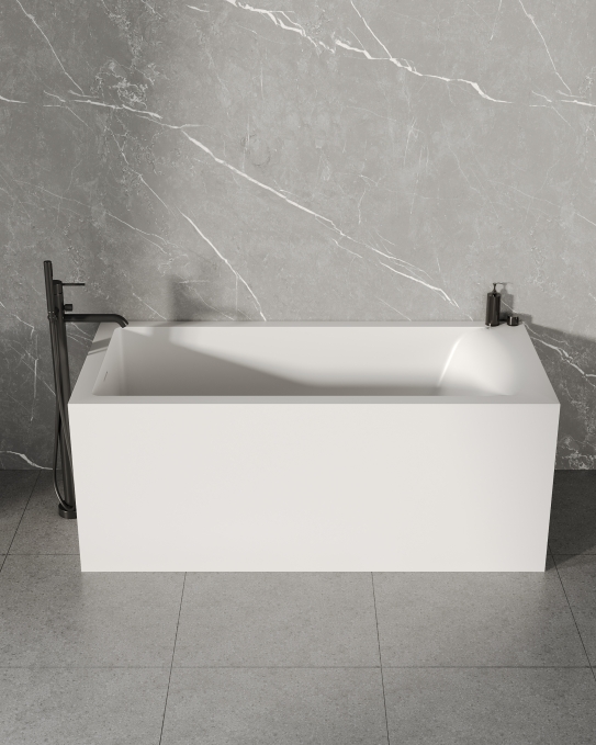 Ванна из литьевого камня Salini Cascata Kit 170x70 104813G белая глянцевая встраиваемая Ванна из литьевого камня Salini Cascata Kit 170x70 104813G белая глянцевая встраиваемая