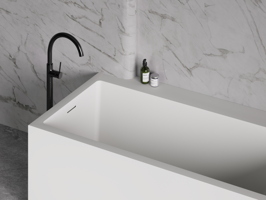 Ванна из литьевого камня Salini Cascata Kit 170x70 104813G белая глянцевая встраиваемая Ванна из литьевого камня Salini Cascata Kit 170x70 104813G белая глянцевая встраиваемая