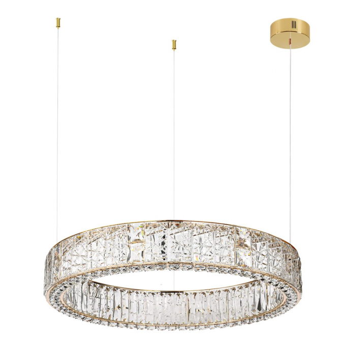 Люстра LED 80W 3700K VERSION HALL ODL24 595 ODEON LIGHT 5071/100L, изображение 1 Люстра LED 80W 3700K VERSION HALL ODL24 595 ODEON LIGHT 5071/100L, изображение 1