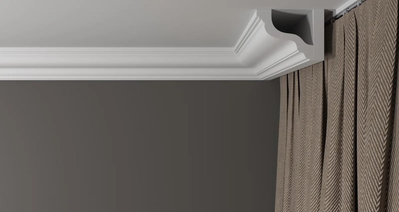 Карниз Decor-Dizayn DD30, 74x82x2000 мм Карниз Decor-Dizayn DD30, 74x82x2000 мм