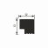 Заглушка Cosca Decor ZP006 правая для рейки RX006, 12x12x2800 мм, Экополимер Заглушка Cosca Decor ZP006 правая для рейки RX006, 12x12x2800 мм, Экополимер
