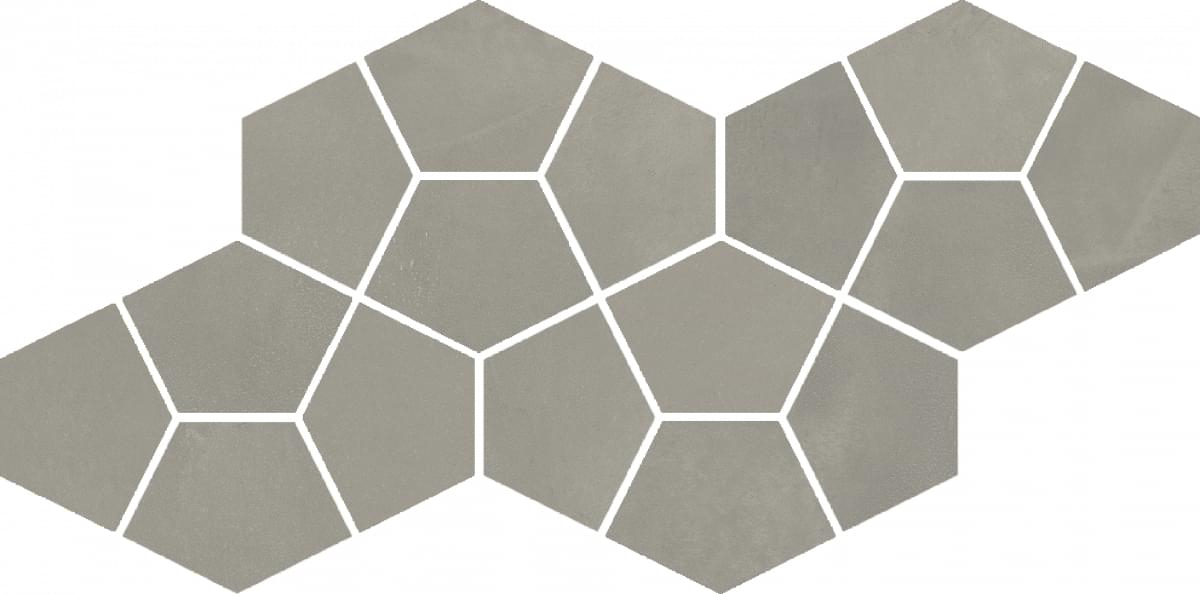 Мозаика Italon Continuum Iron Mosaico Prism 20.5x41.3, 620110000184