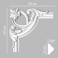 Угол Decomaster 97012-6, 180x180x12 мм Угол Decomaster 97012-6, 180x180x12 мм