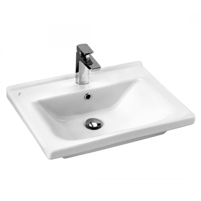 Встраиваемая раковина Santek Миранда 1WH302421 60 см белая Встраиваемая раковина Santek Миранда 1WH302421 60 см белая
