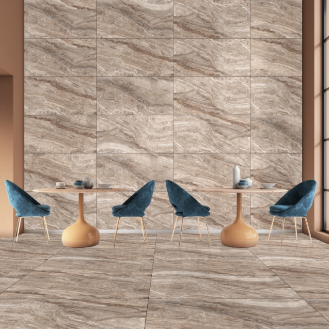 Керамогранит NT Ceramic Gravel Stone Almond Carving 60x120, NTT99523C