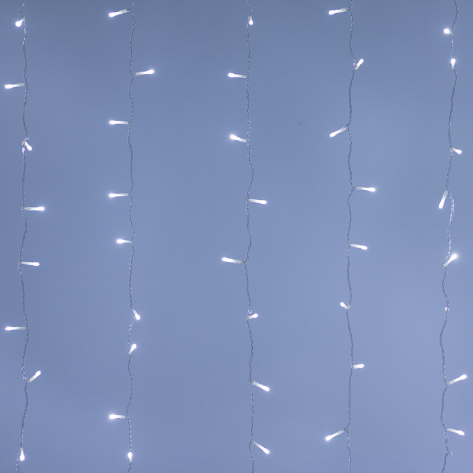 Светодиодная гирлянда ARD-CURTAIN-HOME-1500x1500-CLEAR-144LED White (230V, 6W), Arlight, 024829, изображение 1 Светодиодная гирлянда ARD-CURTAIN-HOME-1500x1500-CLEAR-144LED White (230V, 6W), Arlight, 024829, изображение 1