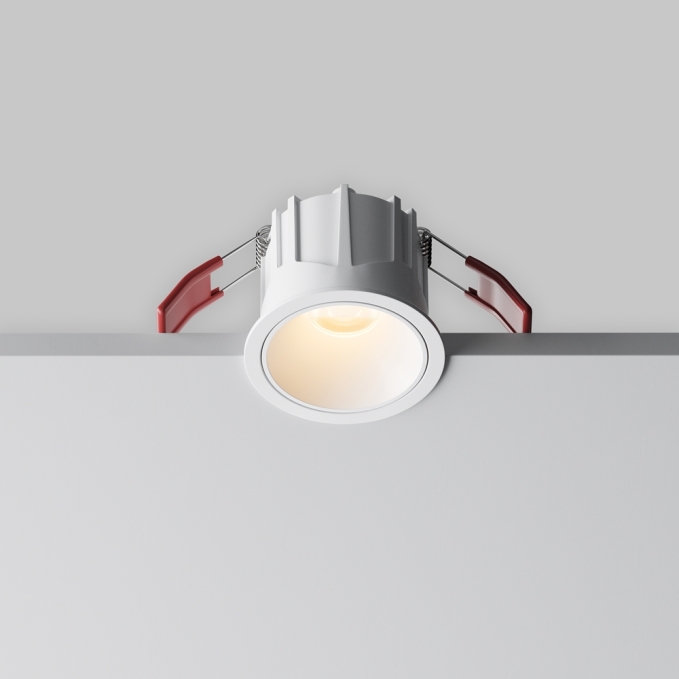 Встраиваемый светильник Альфа / Alfa LED 10 Вт 2700 К 60°, DL043-01-10W2.7K-RD-W, изображение 2 Встраиваемый светильник Альфа / Alfa LED 10 Вт 2700 К 60°, DL043-01-10W2.7K-RD-W, изображение 2