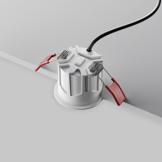 Встраиваемый светильник Альфа / Alfa LED 10 Вт 2700 К 60°, DL043-01-10W2.7K-RD-W, изображение 4 Встраиваемый светильник Альфа / Alfa LED 10 Вт 2700 К 60°, DL043-01-10W2.7K-RD-W, изображение 4