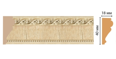 Молдинг Decomaster 161S-5, 40x18x2400 мм
