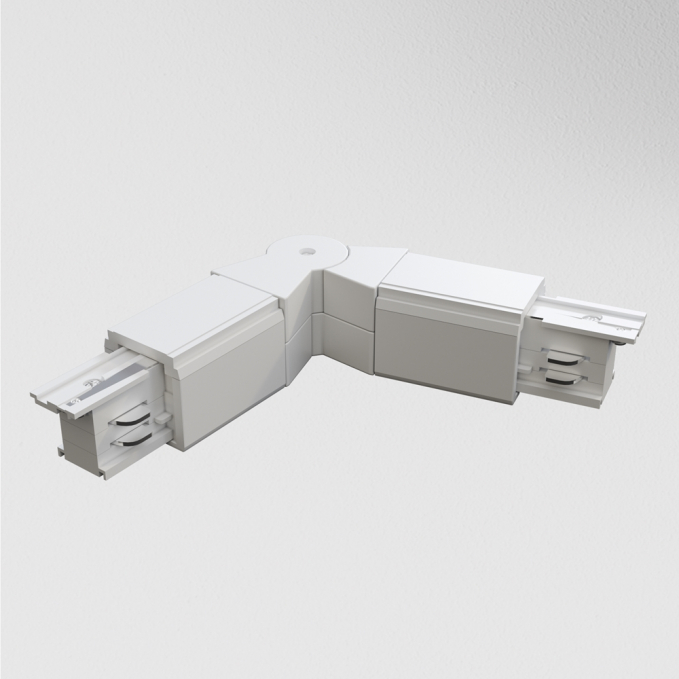 Коннектор поворотный шарнирный Trinity белый, TRA005CS-31W, изображение 1