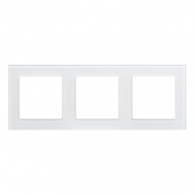 Рамка стеклянная FRM-GLARE-GS-3-WH, Arlight, 043799, изображение 2