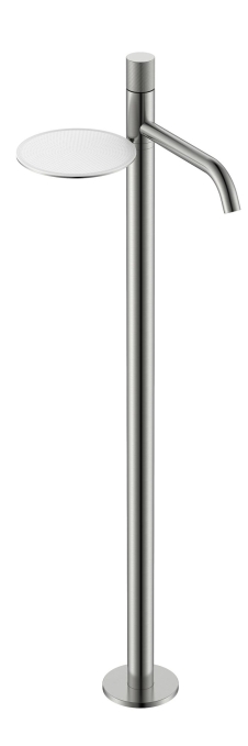 Смеситель напольный Boheme Stick 120-NB.4 никель Смеситель напольный Boheme Stick 120-NB.4 никель
