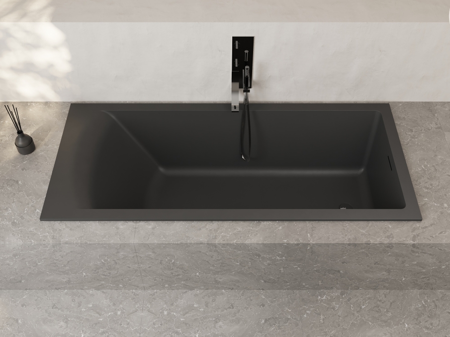 Ванна из литьевого камня Salini Cascata Kit 170x70 104813M белая матовая встраиваемая
