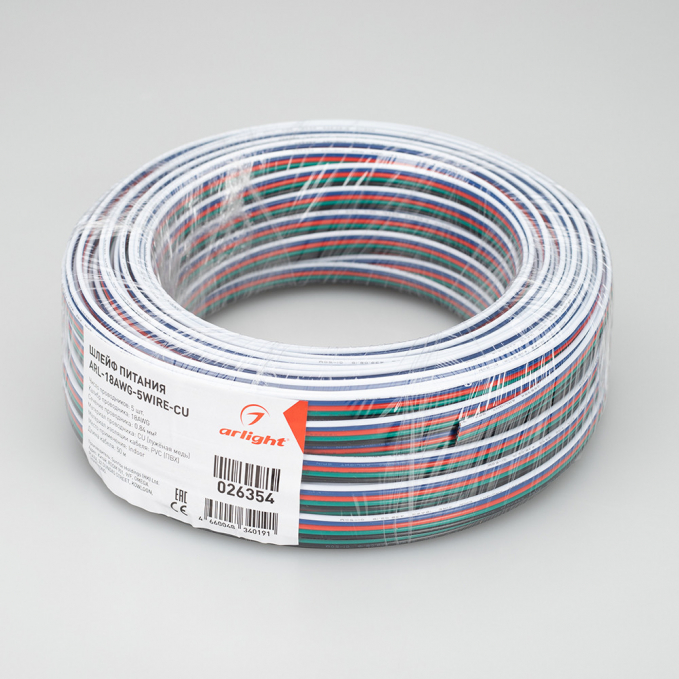 Шлейф питания ARL-18AWG-5Wire-CU, Arlight, 026354, изображение 2
