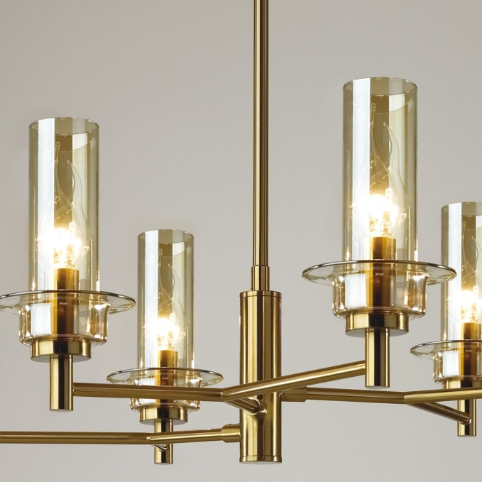 Люстра потолочная E14 6*40W 220V MADONNA CLASSI Люстра 097 LUMION 6554/6C, композиция 1