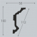 Карниз Bello Deco К4 100-50 Карниз Bello Deco К4 100-50